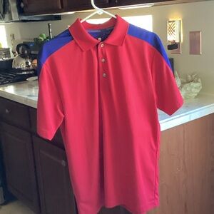 Men’s Size Medium Golf American Red & Blue Polo